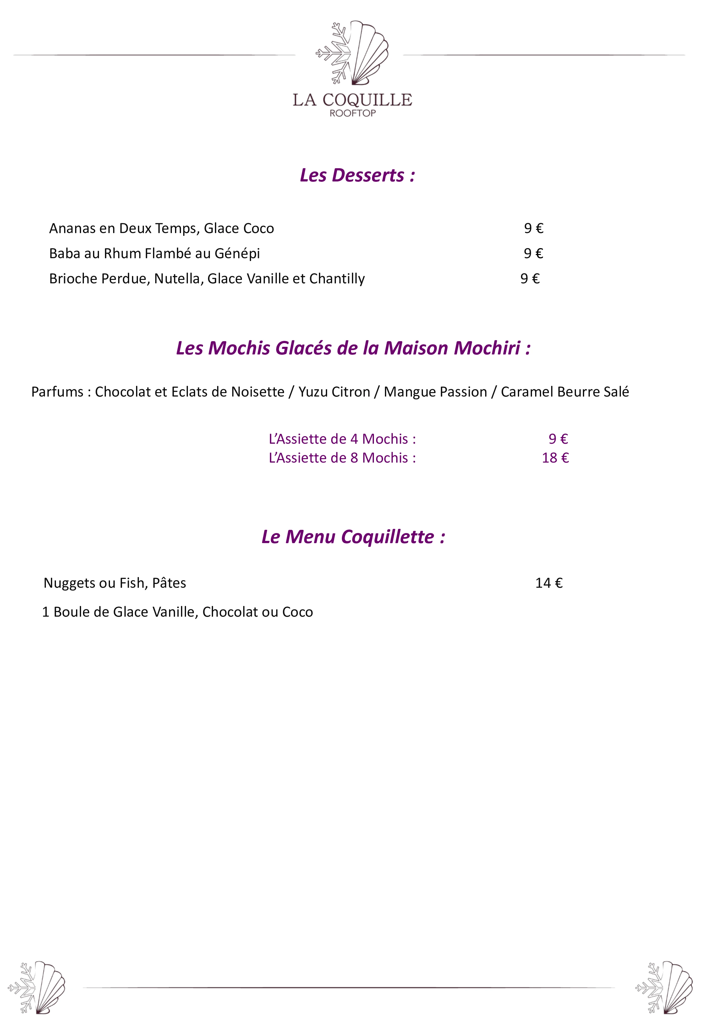  Restaurant Chantemerle Carte des boissons diversifiés alcoolisé ou non de notre bar à Serre Chevalier Chantemerle au pied des pistes de ski. Une carte créative pour des soirées ambiancé